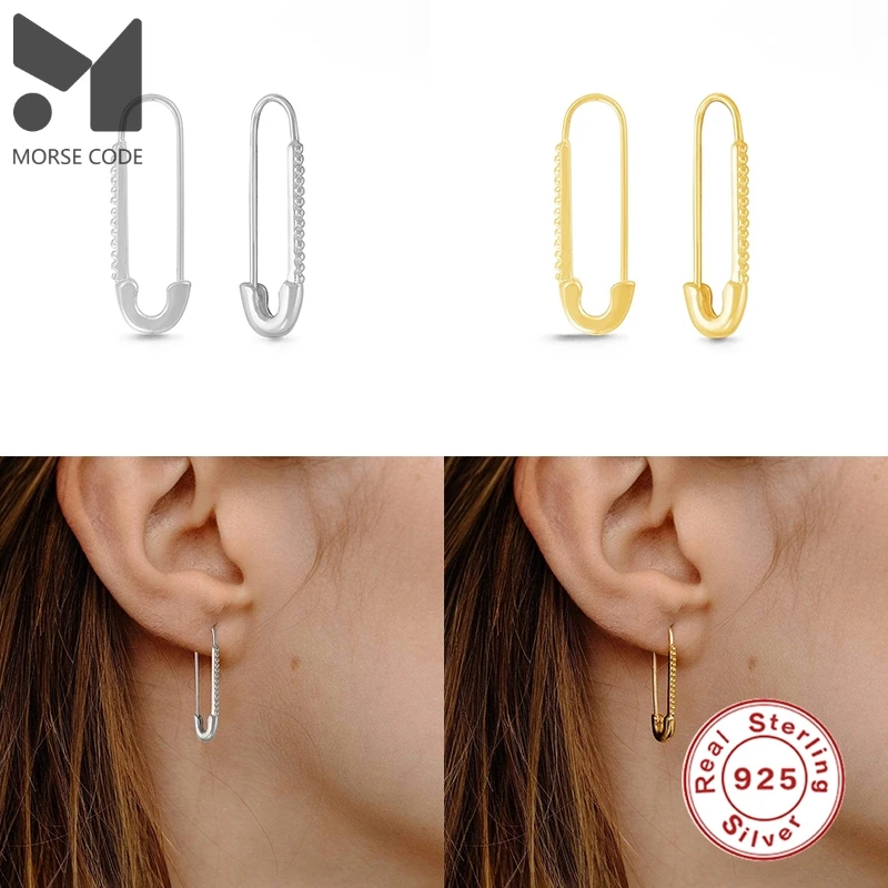 

MC Unusual Clip Huggie Earrings Hoops Zircon 925 Sterling Silver Women Earring New Creative Uniqe Irregular Delicate Pendientes