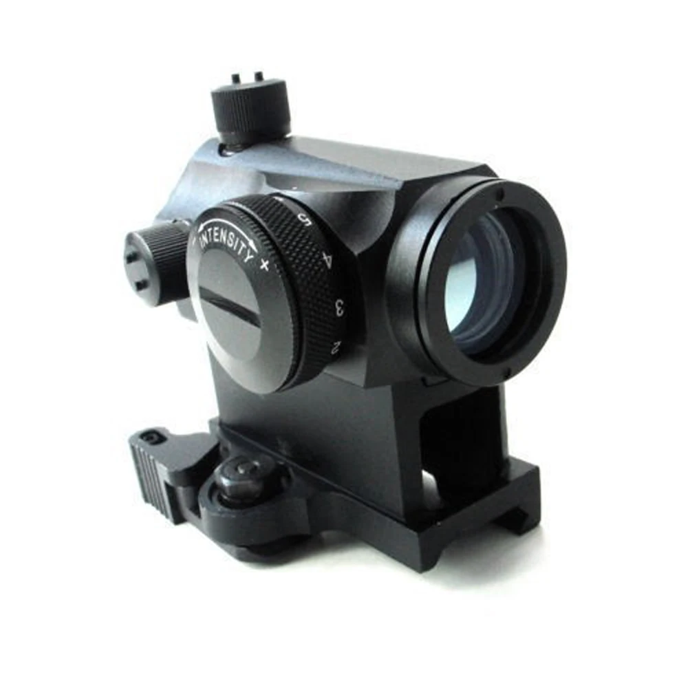 1 шт. мини 1X24 Rifescope прицел с подсветкой снайперский красный зеленый точечный прицел с быстросъемным красным точечным прицелом для охоты
