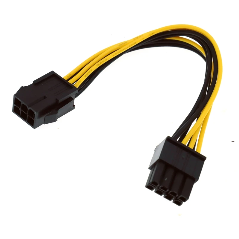 Высококачественный PCIE 6-контактный до 8-контактный адаптер PCI-e штекер на