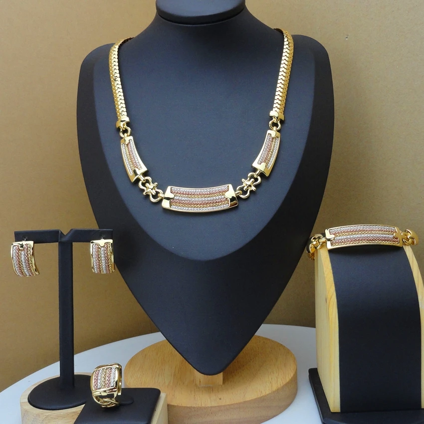 Yuminglai Дубай ювелирные изделия Уникальный Дизайн Ювелирные наборы для женщин