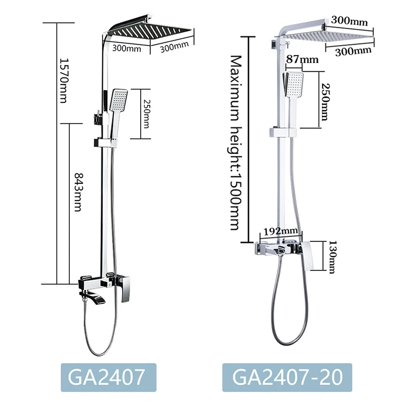 gappo shower faucets bathroom bath mixer tap rain shower system set waterfall ducha torneiras do banheiro chuveiro salle de bain free global shipping