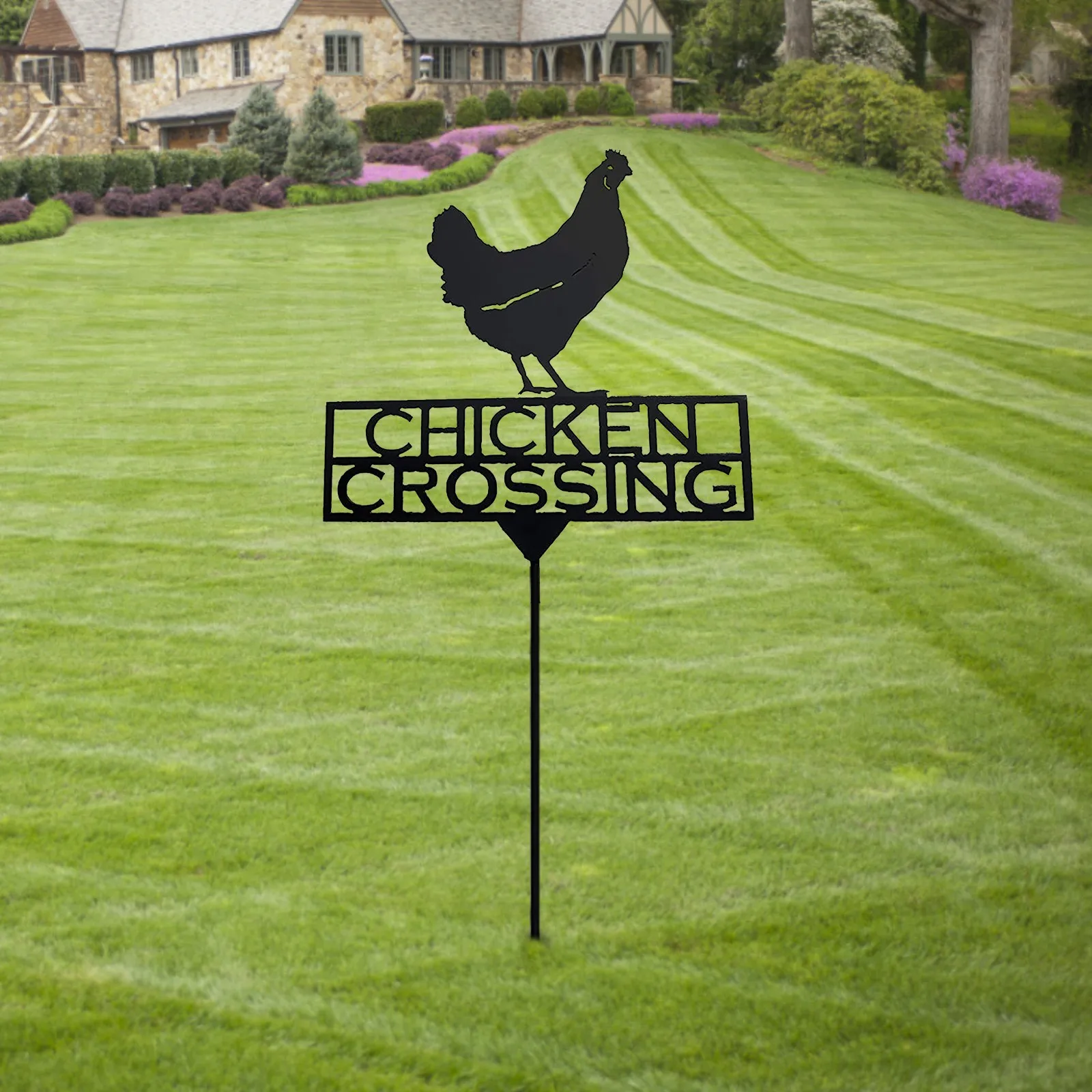 

Outdoor Roof Metal Owl Weathercock Wind Direction Indicator Witch Hen Creative Fun Garden Roadside Decoration Adornment Crafts A