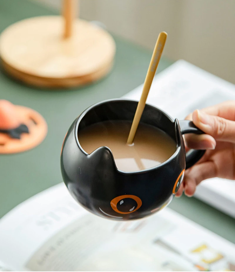 Персонализированная Милая керамическая чашка с изображением таинственного