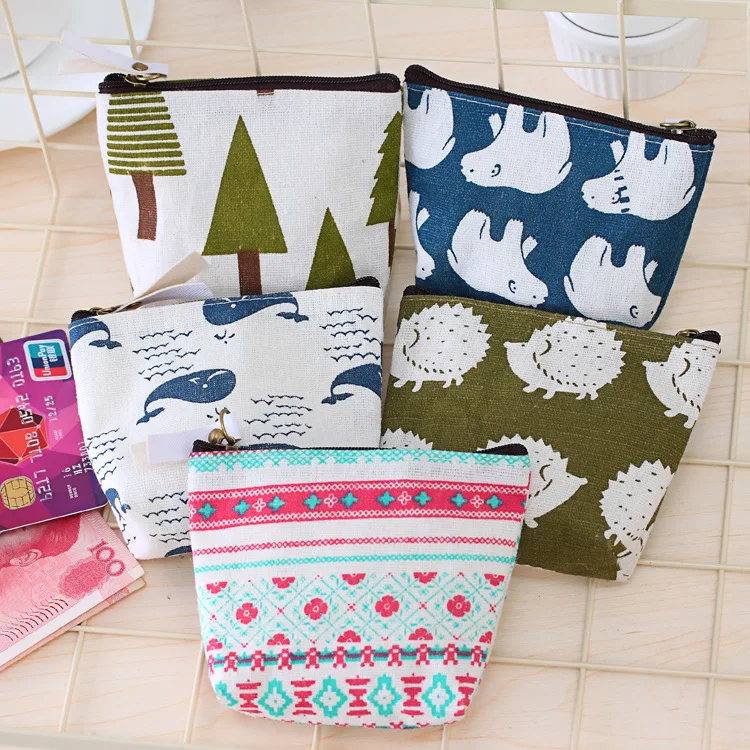 

Mini Sanitary Napkin Bag Canvas Coin Purse Credit Card Holder Sanitary Pad Pouch Cosmetics Organizer Storage Bags Women Wallets