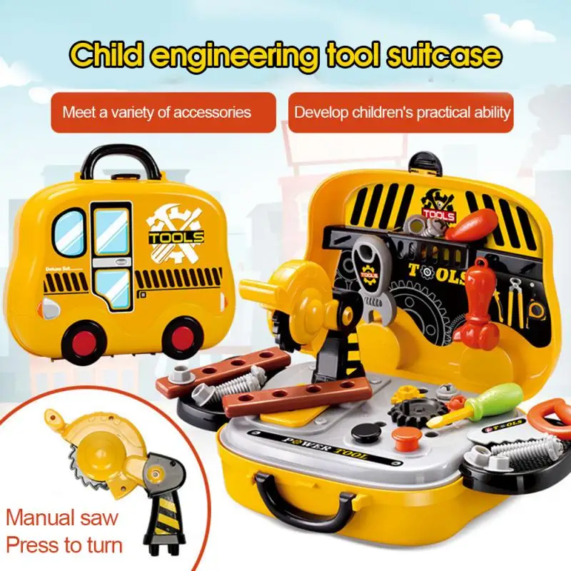 

Children Toys Electric Drills Tool Toys Toolbox Set Simulation Drill Boy Puzzle Simulation Play House Toolbox Toy Set Boy Gift