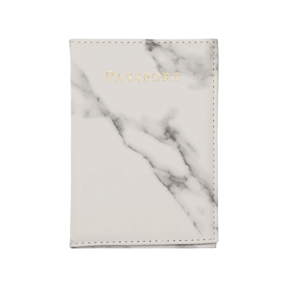 5 NEW Marble Pattern Passport Cover Women PU Leather Women Travel Passport Holder Designer Covers on The Passport Storage Bag - Цвет: 5