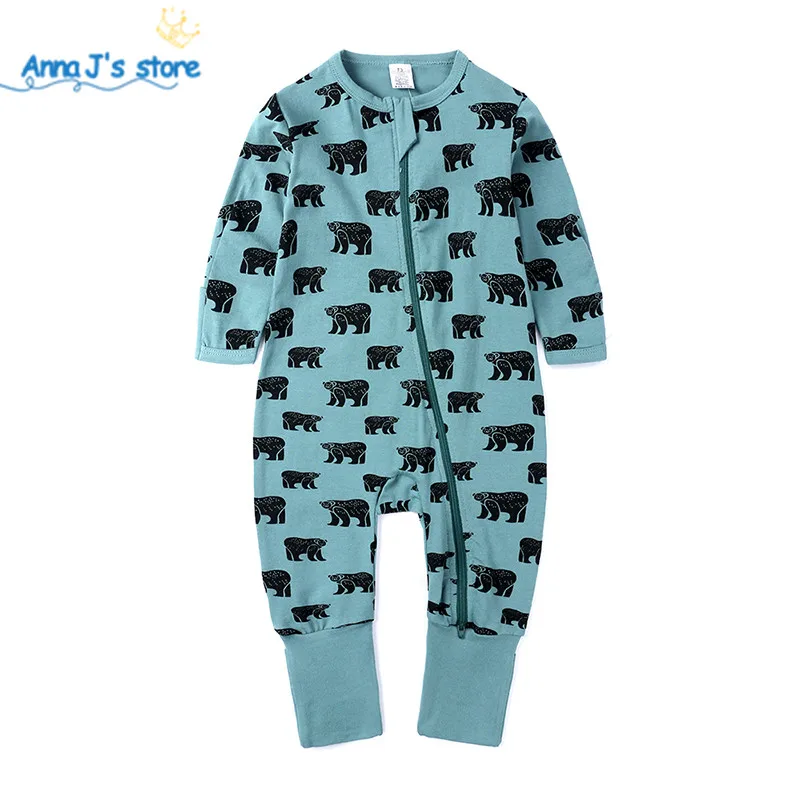 Детский комбинезон с длинным рукавом на осень ppy487|Ромперы| |