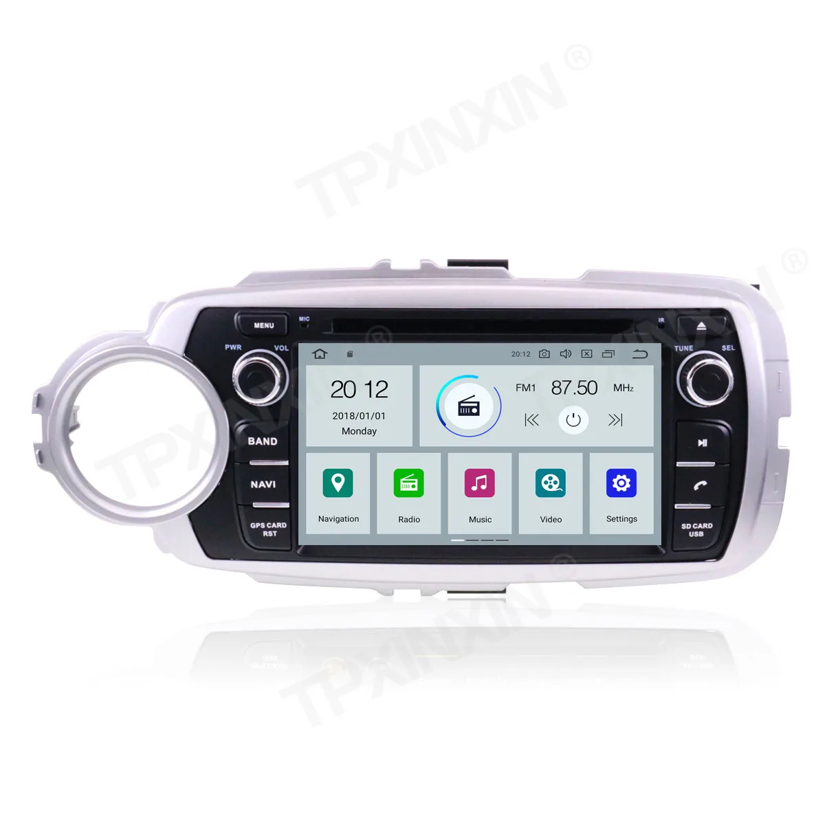 Автомобильный мультимедийный плеер 4 + 64 ГБ Android 10 0 для Toyota Yaris 2012-2015 GPS-навигатор