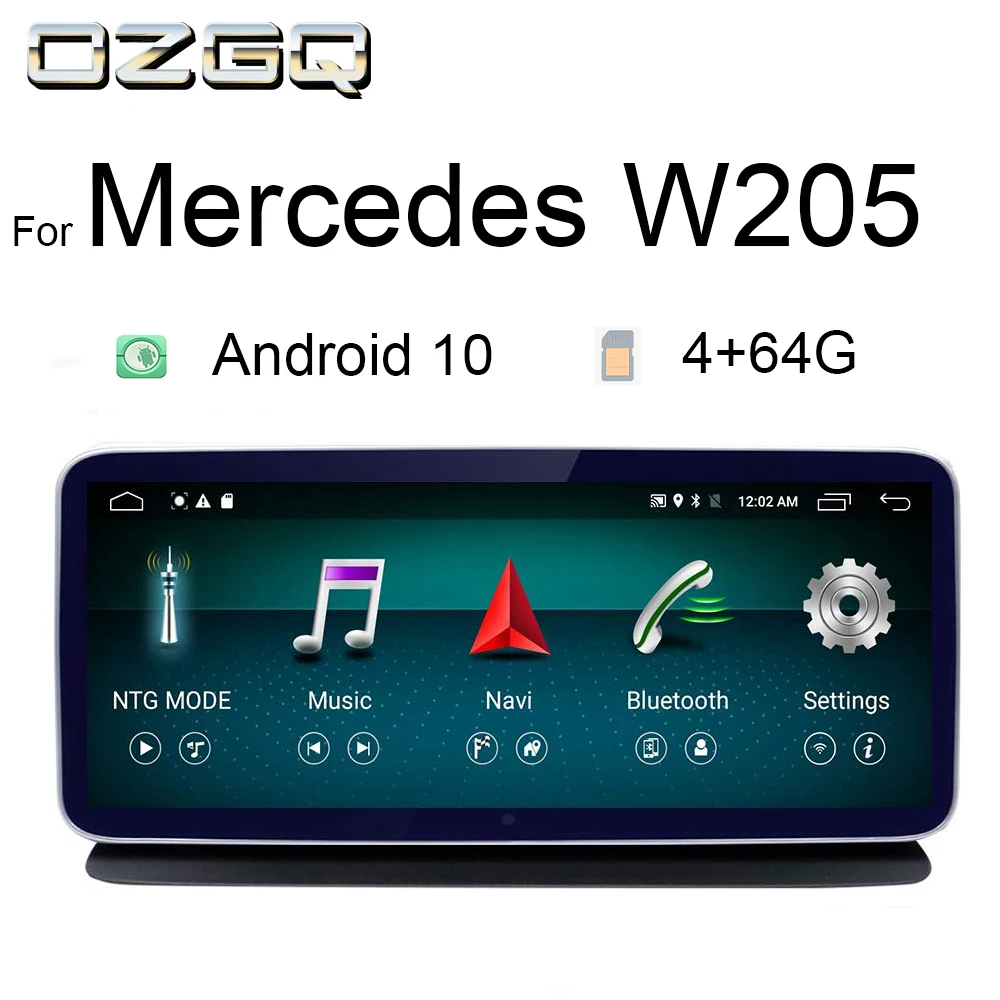 OZGQ 4 г + 64 8 ядерный Blu Ray HD головное устройство встроенный Carplay DSP для Android10 Mercedes Benz C