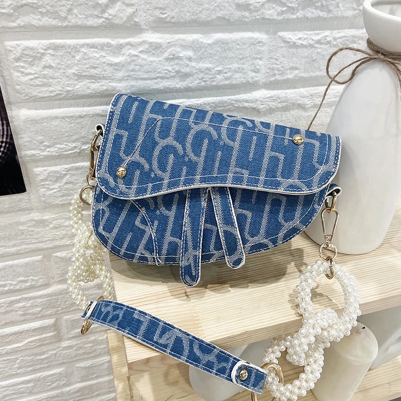 

2021 new fashion chain woman bag Gold thread embroidery shoulder messenger bag starry square bag