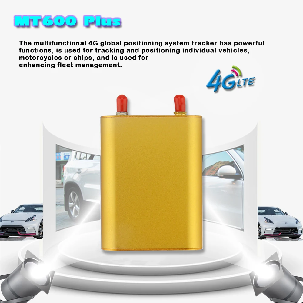 Высокоточный GPS-трекер для автомобиля 4G LTE MT600 Plus с переключателем ACC отчета о