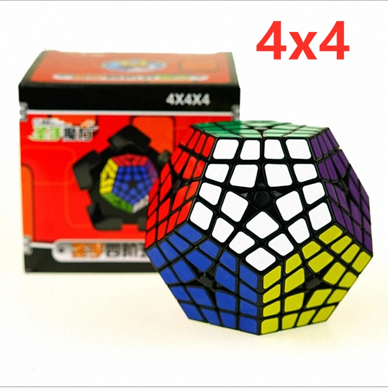 Shengshou 4x4x4 cube Megaminxed куб 4x4 додекаэдра shengshou магический 12 сторонние Кубик