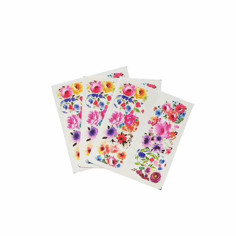 Набор стикеров для ногтей наклейки с ярким цветком слайдер воды декора 3 шт. A22 |