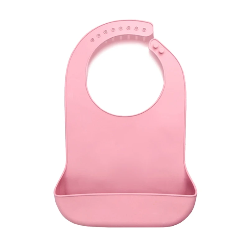 

Patient Adult Silicone Waterproof Saliva Towel Aprons Bib Unisex Novelty Adult Feeding / Drinking Anti-leak H055