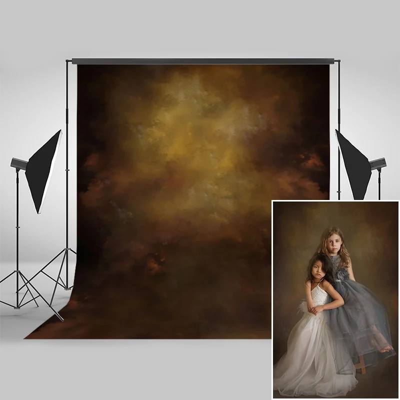 

Mocsicka Brown Dream Retro Photograohy Backdrop Newborn Baby Maternity Portrait Art Profession Photocall Background Photo Studio
