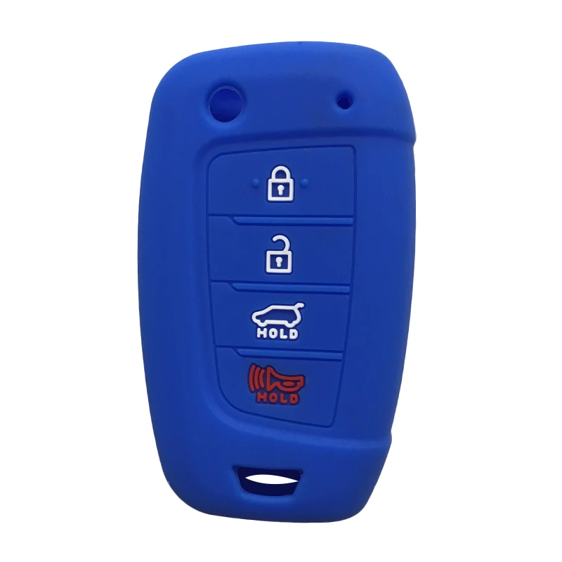 Силиконовый чехол для ключей автомобиля Elantra Solaris 2017 hyundai Tucson Kona Azera I30 I35 I40