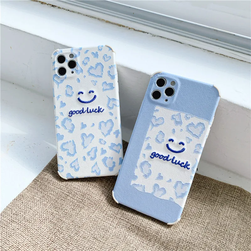 Милый чехол для телефона с принтом коровы и сердечком Iphone 11 Pro Max X XR XS 7 8 Plus SE2020