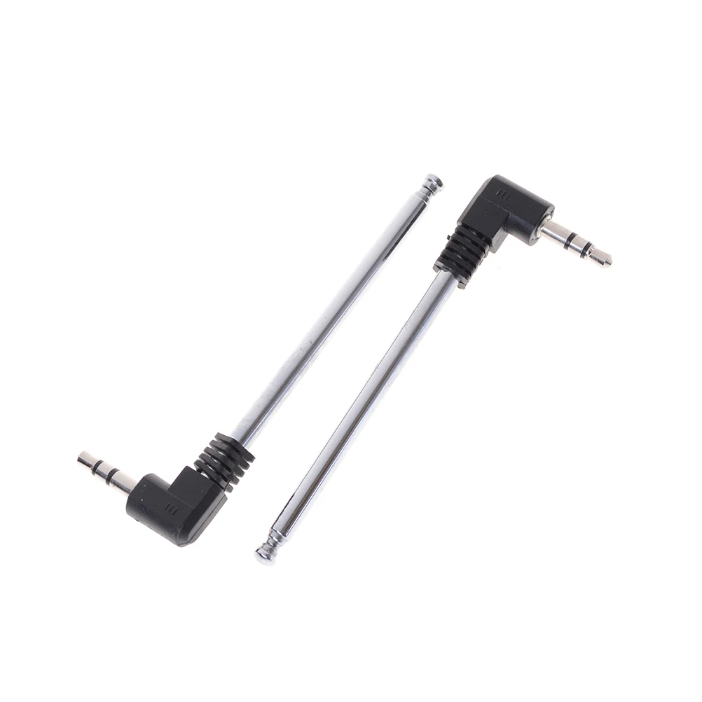 

1pcs 3.5mmTV Antenna Telescopic Aerial Replacement Connector For TV FM Radio Cable Radio Small speakers Mobile Cell Phone