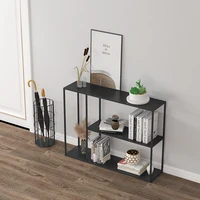 simple porch table home furniture living room decoration storage rack nordic fashion floor iron book shelf display stand