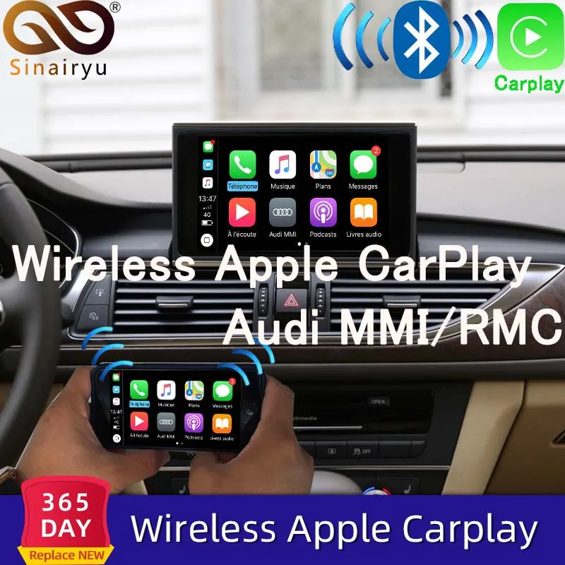 2021ワイヤレスapple Carplayアウディa1 A3 A4 A5 A6 A7 A8 Q2 Q3 Q5 Q7 Mmi車再生androidの自動ミラー逆カメラ 0 Off