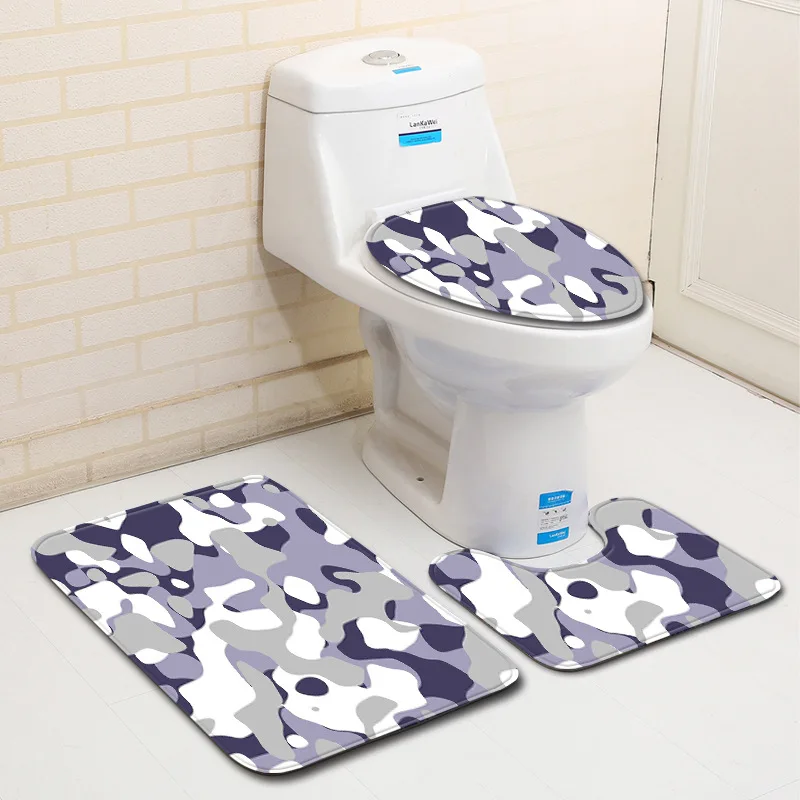 

Bath Mat Non-slip Bathroom Carpet Absorbent Floor Mat Toilet Rug Home Decor Bath Rugs