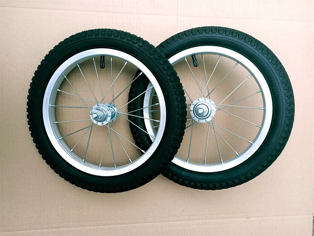 Children's bicycle rims aluminum rims steel rims 12 / 14 / 16  inch front wheels rear wheels tires children's bike accessories