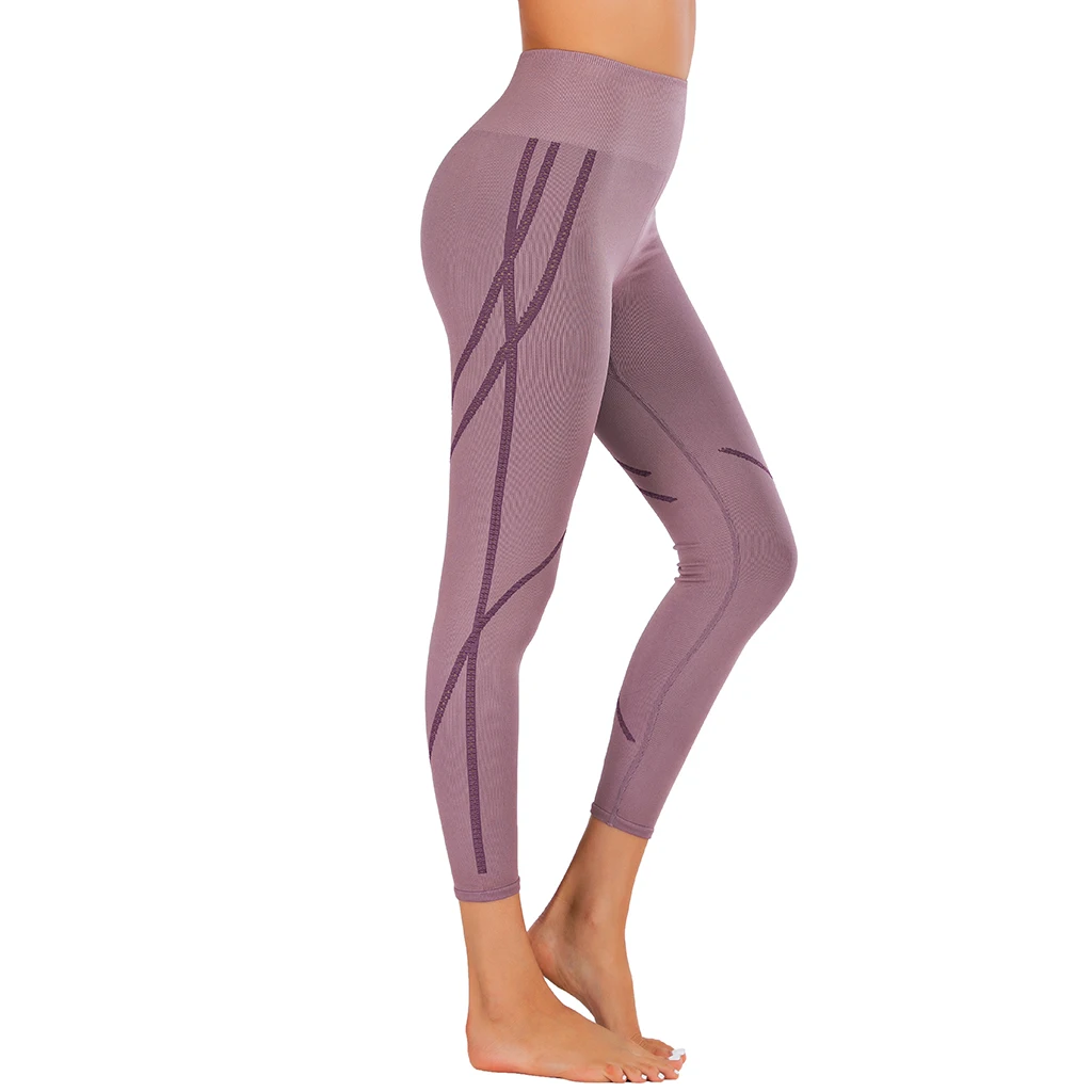 Vertvie Gym Leggings Women Sexy Tight High Waist Sport Yoga Pants Jogging Casual Running Seamless Workout Fitness | Спорт и