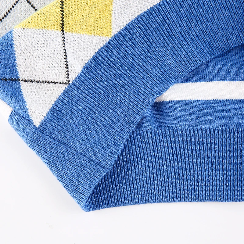 

Spring Autumn Womens Girls Outwears Vests Outfits Pullover Knitting Crop Tops 2021 Fashion Oversize Jumpers Coat Muitl Colors