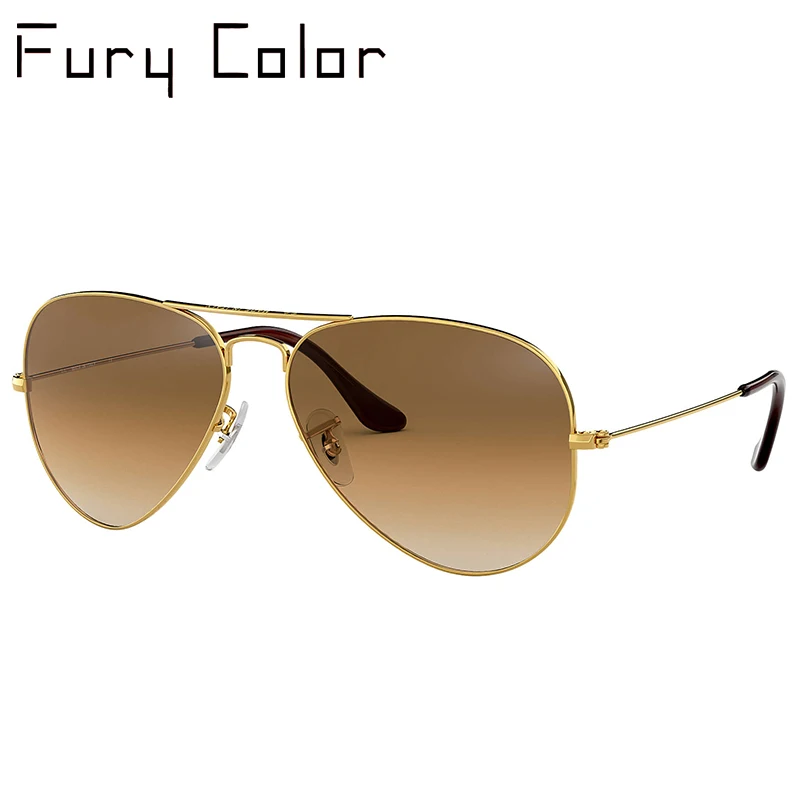 

High quality 3025 G15 mirror glass lens design women men aviation Sunglasses uv400 feminin brand new oculos vintage sun Glasse