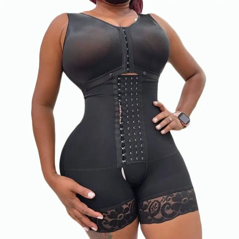 

Waist Trainer Shapewear For Women Hook And Eye Closure Adjustable Breast Support Tummy Control Skims Bodysuit Bodyshaper