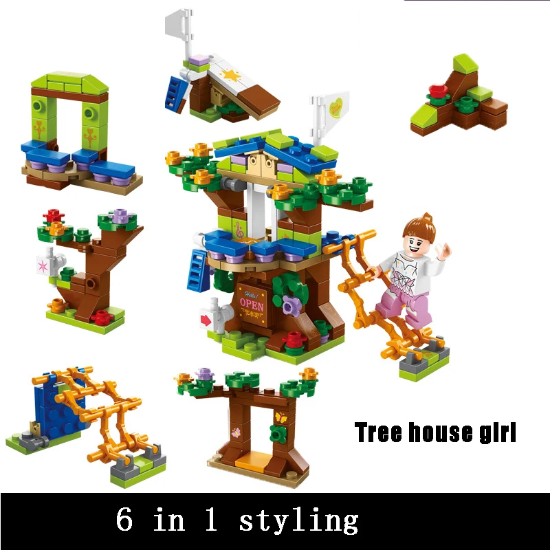 

Model building block city police fire brigade military girl princess house car character brick children's educational toy