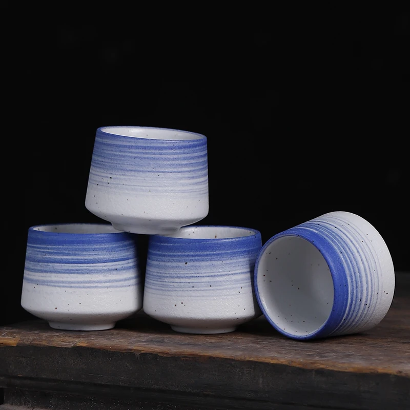 

LUWU большой объем керамические чайные чашки наборы из 4 красочных кунг-фу чайная чашка 170 мл