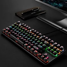 Gaming Mechanical Keyboard 87key Keyboard Anti-ghosting RGB/ Mix Backlit LED USB For Gamer PC Laptop Teclado Mecanico Gamer