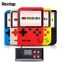 Rovtop портативные игровые проигрыватели чехол для телефона в виде ретро-игровой консоли встроенный 400 игр Поддержка 2 плеер 8 бит 3,0 дюйма для детей Ностальгический