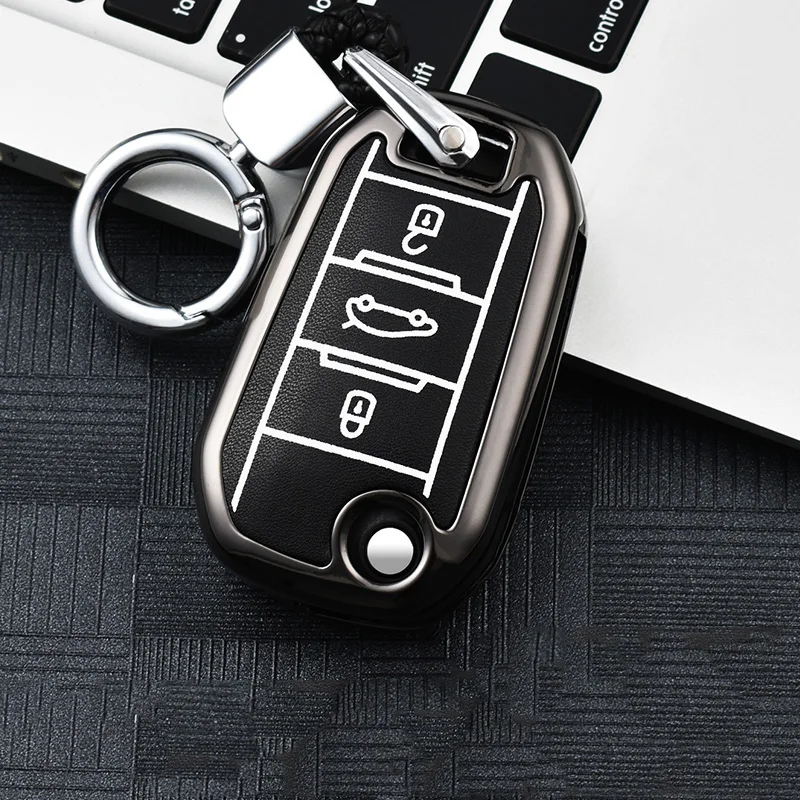 Чехол для автомобильного ключа Peugeot 208 301 308 308S 408 508 2008 3008 4008 автомобильные