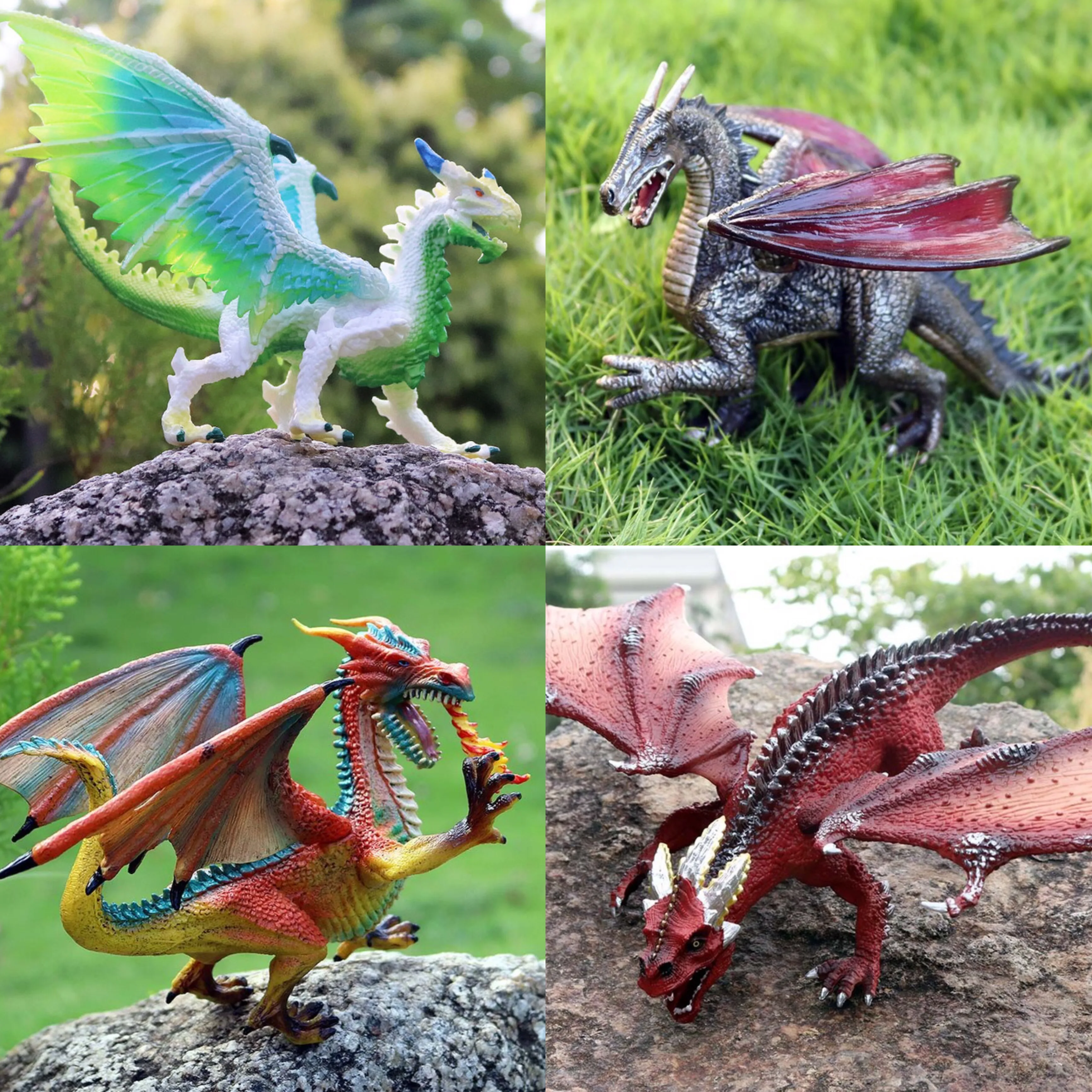 Моделирование экшн и игрушка фигурки Модель волшебный Дракон динозавры