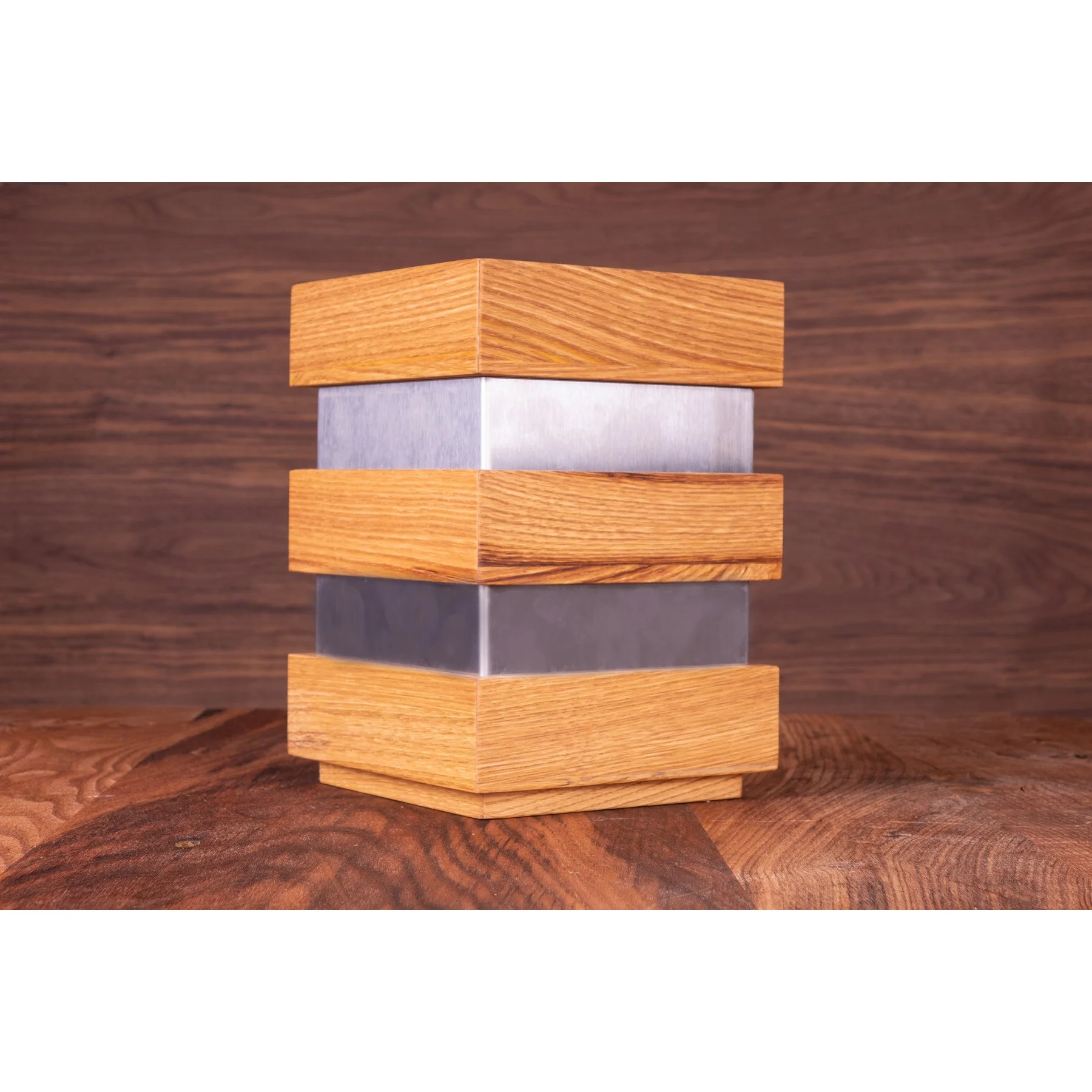 Квадратный пазл Riser Luxury % 100 ручной работы каштан|Полки и держатели| |