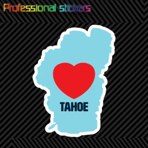 

Love Lake Tahoe Sticker Die Cut Vinyl Keep Tahoe Blue Ca Nv Stickers for Car, RV, Laptops, Motorcycles, Office Supplies
