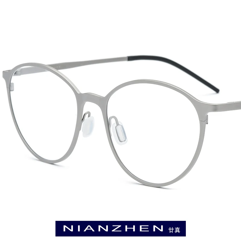 Няньчжэнь Титан очки Для женщин Винтаж ретро круглые в оправе при близорукости