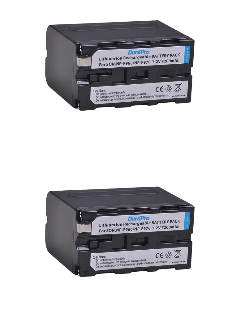 

7,2 V 7200 мАч NP F960 F970 Камера Li-Ion Батарея со светодиодной Мощность индикатор для Sony NP-F550 NP-F770 NP-F750 F960 F970 Accu