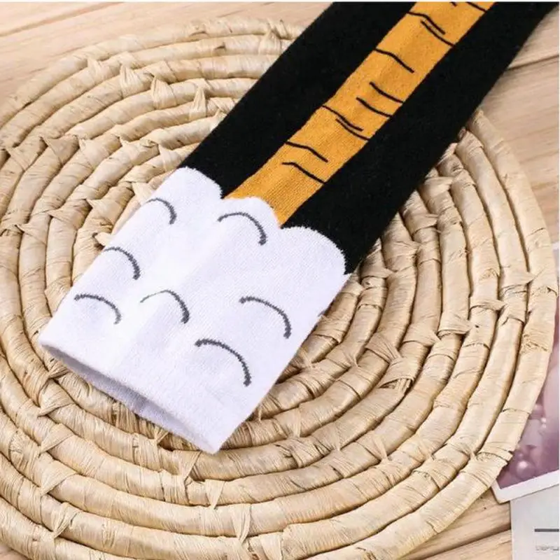 Пара забавных носков с рисунком куриных ножек высококачественные чулки для