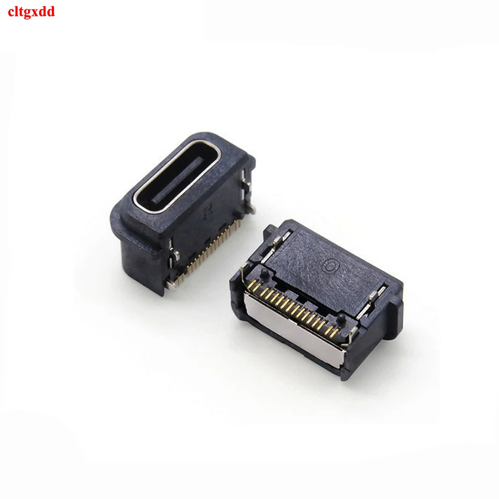 

1Pcs USB 3.1 Type-C 16Pin Female SMD DIP Connector For SMT DIY PCB Design High Current Fast Charging