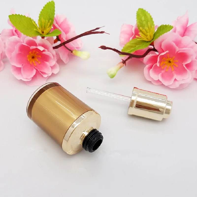 10 мл флаконы для эфирного масла золотые акриловые тату в виде бутылки пустые