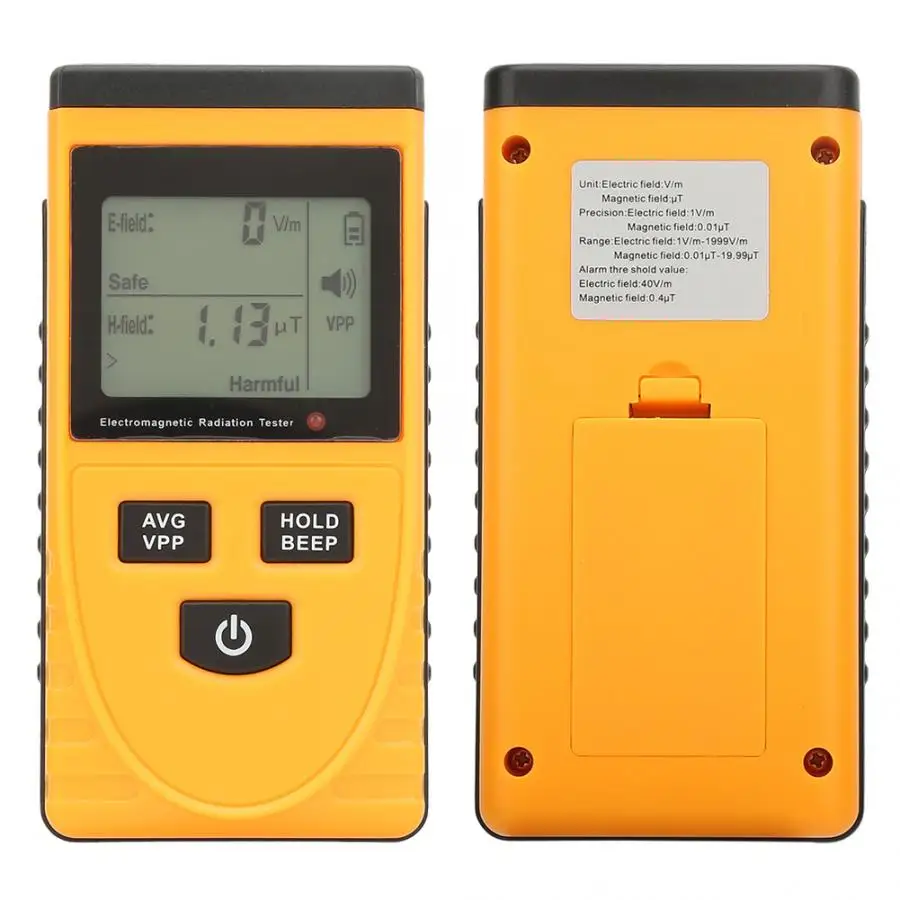 Цифровой детектор излучения lcd электромагнитный излучений Дозиметр Тестер