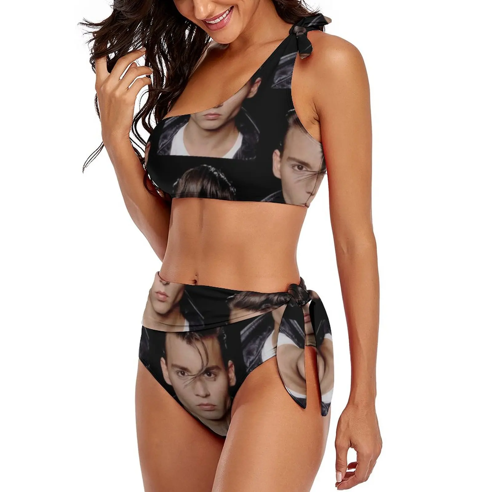 Купальник-бикини с бантом и юбкой-бантом | Спорт развлечения