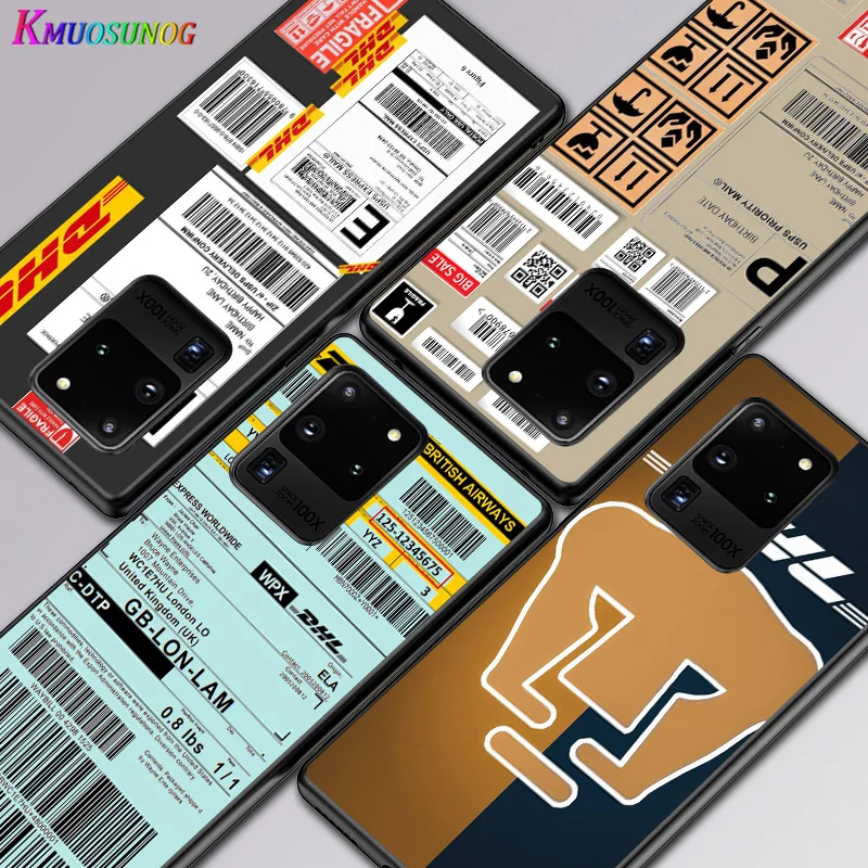 

Fashion DHL Style For Samsung A01 02 02S 11 12 21 21S 22 31 32 41 42 51 72 S20 Ultra Plus 4G 5G Black Soft phone Case
