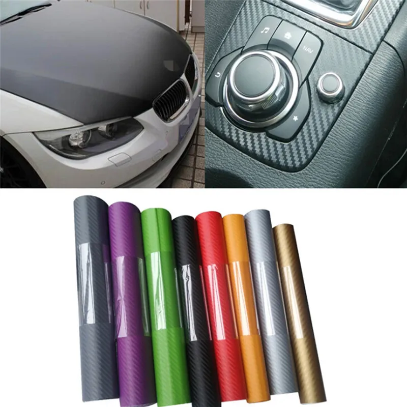 

1pc 5Colors Change Color Film 3sizes DIY Car Sticker Matte Pearl Point Auto Exterior Carbon Fiber Custom Automotive Accessories