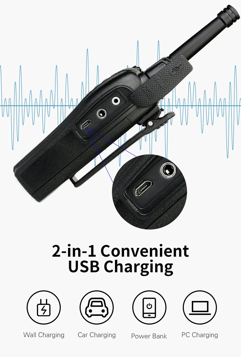 Пара RETEVIS RT46 Walkie Talkie PMR радио PMR446/FRS Портативное двухстороннее радио VOX Micro-usb зарядка Li-Ion(или AA) батарея