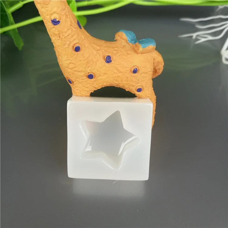 Силиконовая форма для украшения торта в форме звезды трояна глазури украшений