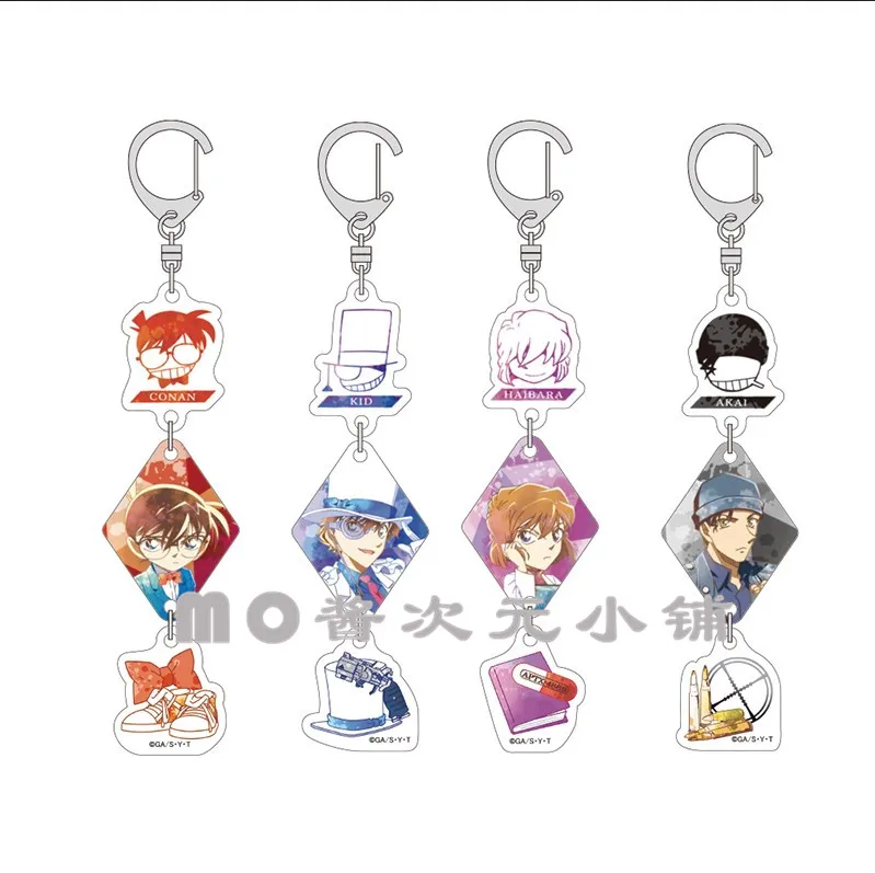 

Брелок с подвеской в стиле аниме Детектив Конан Фуруя Рей моури ран Акай шуичи акриловый брелок для косплея школьная сумка Декор мультфильм...